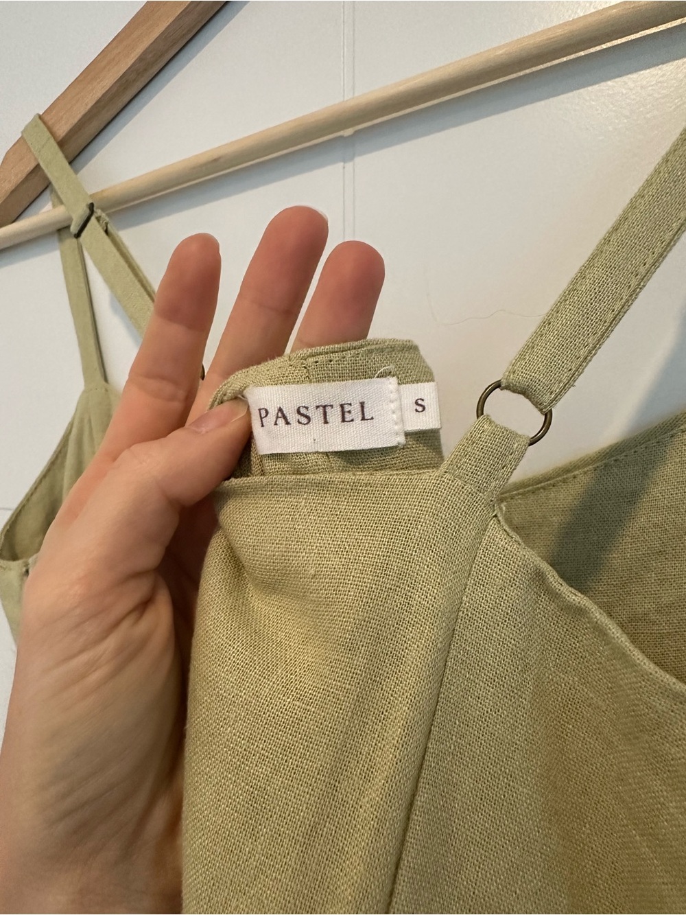 Sleeveless Linen Maxi Dress with Waist Tie - Picture 6 of 8